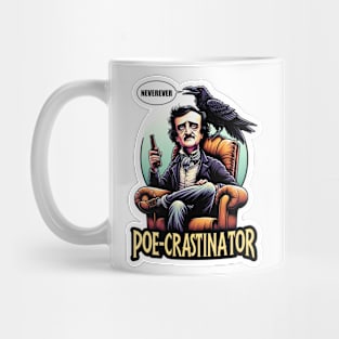 Edgar Allan Poe Funny Poe-crastinator Mug